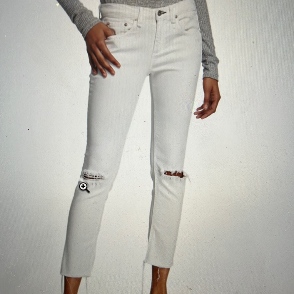 NWT! CUSTOM Rag and Bone low rise Dre capri jeans